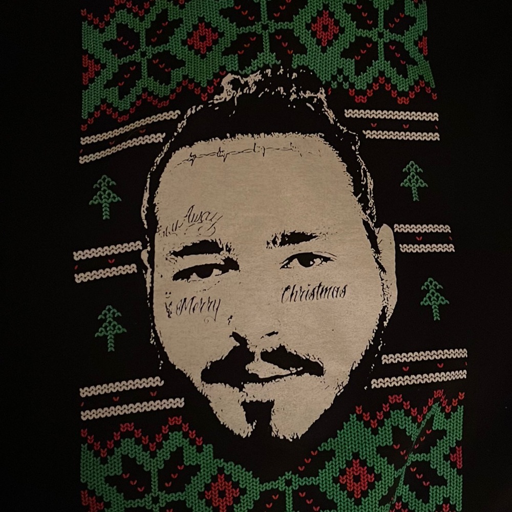 Post Malone Christmas sweater